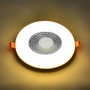 XXLED LED Einbaustrahler 2in1 Downlight VALENTINA-36 36W 2CCT 3000K-6500K weiss - technische Ansicht