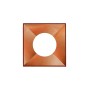 XXLED Quadratischer Reflektor für Salsa-SQ/L, REFLEX/SQ-L 80x80 mm GU10 Kupfer