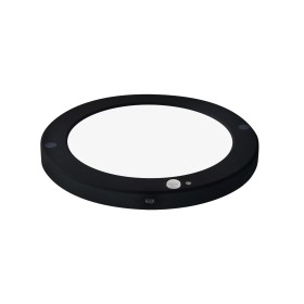 XXLED LED Tag&Nacht&Bewegungsmelder Einbauleuchte MARTHA-18 18W Schwarz 6400K