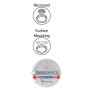 XXLED LED Tag&Nacht Sensor&Bewegungsmelder Downlight MARTHA-18PRO CCT Einstellbar 18W Schwarz - technische Ansicht