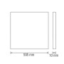 XXLED Pannello LED 60x60cm SET incl. Cornice incorporata & Kit di fissaggio GALAKSI-45 45W 6400K - immagine prodotto