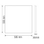 XXLED Pannello di retroilluminazione LED EUROPA-80 80W 6400K 60x60cm - immagine prodotto
