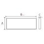 XXLED 30x60cm Retroilluminazione LED TAURUS-36 36W 6400K