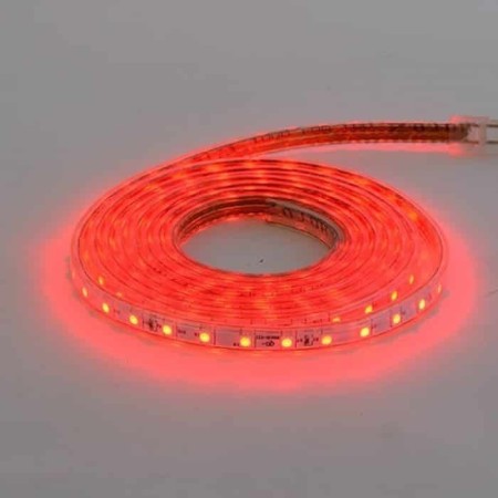 XXLED 50m LED-Streifen VOLGA 220-240V rot IP65 Wasserdicht