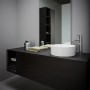 Robinet de lavabo sur colonne à une poignée LAUFEN Kartell sans vidage - vue détaillée