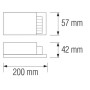 XXLED Driver LED mince 100W VEGA-100 8,5A - vue détaillée