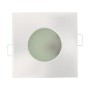 XXLED LED Einbauleuchte SARDINIA-S Quadratisch Weiss - technische Ansicht