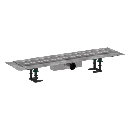 Ensemble complet de caniveau de douche hansgrohe RainDrain Compact 70 cm pour installation standard