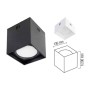 XXLED LED Flächenleuchte SANDRA-SQ10/XL 10W weiss 4200K - Detailansicht