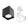 XXLED Plafoniera LED SANDRA-SQ15/XL 15W bianco 4200K - vista dettagliata