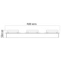 XXLED LED Deckenleuchte LIKIA-6 6x5W Chrom 4000K - Detailansicht