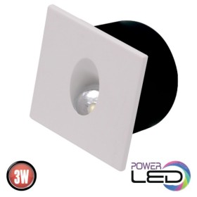 XXLED LED Treppeneinbauleuchte ZUMRUT 3W weiss