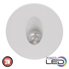 XXLED LED-Einbau-Treppenhausleuchte RUBY 3W weiss