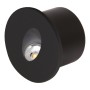 XXLED LED-Einbau-Treppenhausleuchte RUBY 3W schwarz