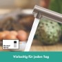 Rubinetto monocomando da cucina hansgrohe Zesis M33 150, bassa pressione 1 tipo di getto - vista tecnica