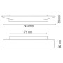 XXLED LED Wandleuchte RODOS-6 6W Weiss 4000K - Detailansicht