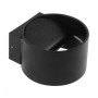 XXLED Lampada da parete LED SISAM 8W rotonda, 4200K, Nero