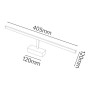XXLED LED Deko-Beleuchtung Spiegel- und Bilderleuchte CANARY-8 8W Chrom 4200K - Detailansicht
