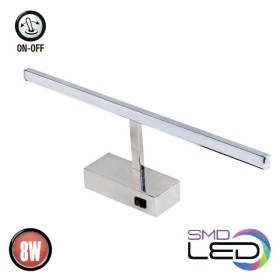 XXLED LED Dekobeleuchtung Spiegel- und Bilderleuchte CANARY-8 8W Schwarz 4200K