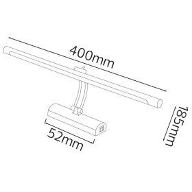 LED Deko-Beleuchtung Spiegel- und Bilderleuchte PHOENIX-8 8W Chrom 4200K