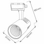 XXLED LED Schienenleuchte VARNA-36 36W weiss 4200K - Detailansicht