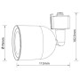 XXLED LED Schienenleuchte ARIZONA-10 10W schwarz 4200K - Detailansicht