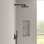 Villeroy & Boch Taro Regenbrausearm für Wandmontage eckig - technische Ansicht