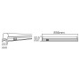 XXLED 90cm LED Linear Lichtleiste SIGMA-10 10W 6400K - Detailansicht