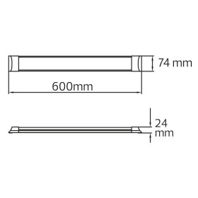 LED-Lichtleiste TETRA-18 18W 60CM
