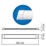 XXLED LED Lichtleiste TETRA/SQ-27 27W 6400K 60CM - Detailansicht