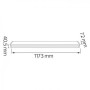 XXLED Led-Lichtleiste Linearlampe BASIN-60 60W 6400K 120CM - technische Ansicht