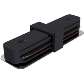 XXLED Schienenlichtverbinder GERADE Verbinder / Max. 16A, Schwarz