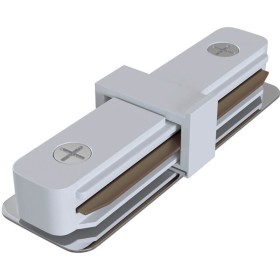 XXLED Schienenlichtverbinder GERADE Verbinder / Max. 16A, Silber