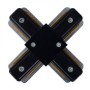 XXLED Schienenleuchtenverbinder Х-Connector / Max. 16A, Schwarz