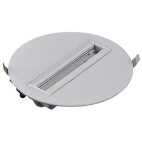 XXLED Monopoint Lampensockel für Stromschiene, rund, weiss