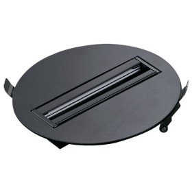 XXLED Monopoint Lampensockel für Lichtschiene, rund, Schwarz
