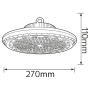 XXLED LED Ufo Hallenstrahler ARTEMIS-100 100W 6400K IP65 - Detailansicht