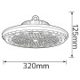 XXLED LED Ufo Hallenstrahler ARTEMIS-150 150W 6400K IP65 - Detailansicht