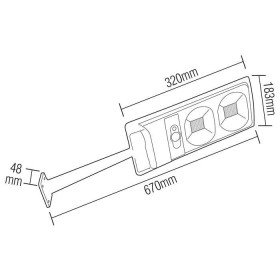 LED Solar Straßenlaterne COMPACT-20 20W 6400K Schwarz