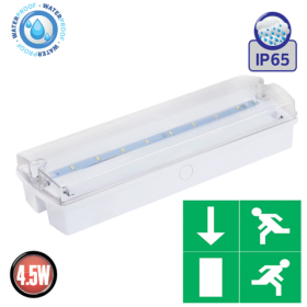 XXLED LED Notleuchte mit Aufkleber-Set HENRY 4,5W 30.000 Stunden