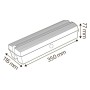 XXLED LED Notleuchte mit Aufkleber-Set HENRY 4,5W 30.000 Stunden - technische Ansicht
