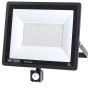 XXLED LED Flutlicht-Aussenstrahler mit PIR-Sensor LEON/S-100 100W 6400K IP65 Schwarz