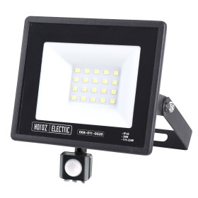 XXLED LED Flutlicht-Aussenstrahler mit PIR-Sensor LEON/S-20 20W 6400K IP65 Schwarz