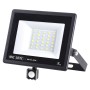 XXLED LED Flutlicht-Aussenstrahler mit PIR-Sensor LEON/S-30 30W 6400K IP65 Schwarz