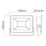 XXLED LED Flutlicht-Aussenstrahler mit PIR-Sensor LEON/S-30 30W 6400K IP65 Schwarz - Detailansicht