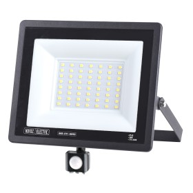 XXLED LED Flutlicht-Aussenstrahler mit PIR-Sensor LEON/S-50 50W 6400K IP65 Schwarz