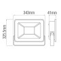 XXLED LED-Projektor LEON-200 200W Weiss 6400K IP65 - Detailansicht