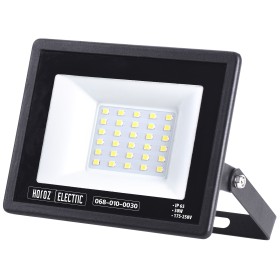 XXLED LED Flutlicht-Aussenstrahler LEON-30 30W Schwarz 6400K IP65