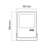 XXLED LED-Projektor LEOPAR-20 20W Schwarz 6400K IP65 - Detailansicht
