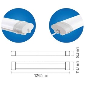 LED Wasserdichte Lampe IP65 OCEAN-72 72W